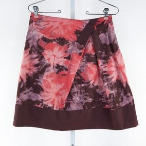 Anthro Elevenses Helenium Fields Watercolor Skirt